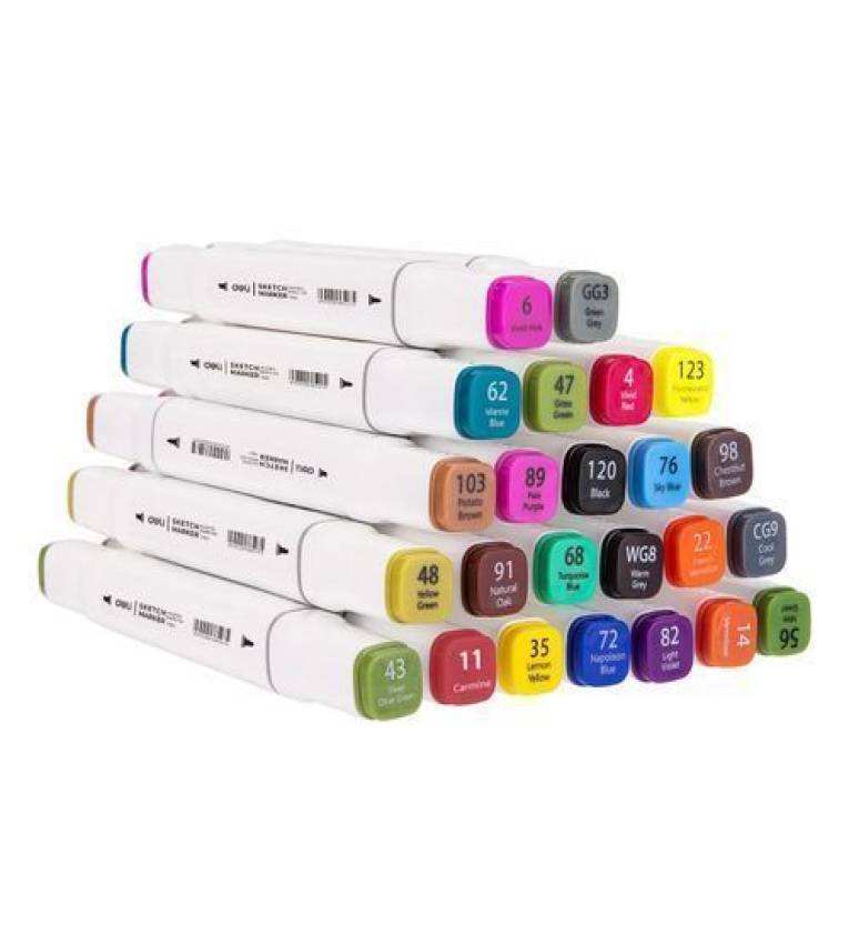 Marqueurs Touch Marker Couleurs vibrantes et séchage rapide pour un dessin et design professionnels